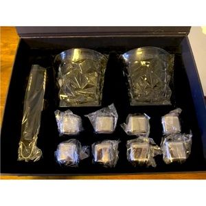 Whisky glass, Drink with Premium Gift Box Set of 2 Glasses, 11 Pieces Total